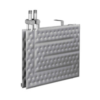 Échangeur de chaleur à plaques alvéolées personnalisé pour système de refroidissement liquide par immersion, évaporateur de réfrigération, soudé au laser