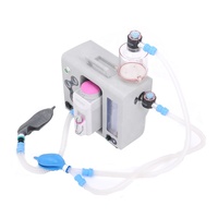 Équipement vétérinaire, appareil d'anesthésie vétérinaire portable, alimentation manuelle/électrique, débit d'oxygène 25-75L/min, pour chiens/chats/chèvres