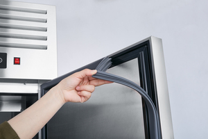 Réfrigérateur vertical à une porte en acier inoxydable, type congélateur, 12 plateaux, équipement basse consommation - Product Image 5