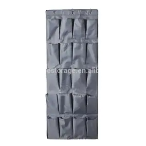 household Over Door Oxford Fabric 20 Pocket Shoe Tidy Storage bag Organizer,Keep Your Room Clean,(Gray)