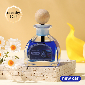 Accesorios de fragancia para coche decoración de interiores juguetes <span class=keywords><strong>Perfume</strong></span> 50ml ambientador botella de vidrio líquido para salpicadero de coche - Product Image 6