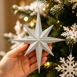 Adornos Colgantes para Puerta con Forma de Estrella Octogonal Esmerilada, Ecológicos, de Fábrica - Product Image 4