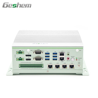 Visión artificial 12th/13th Core I3/i5/i7 caja integrada sin ventilador PC gráficos Watchdog tarjeta SIM a prueba de polvo mayor rendimiento 4 * POE