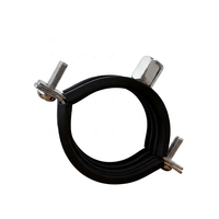 Collier de serrage robuste en acier inoxydable avec revêtement en caoutchouc pour tuyaux et flexibles – Vente en gros