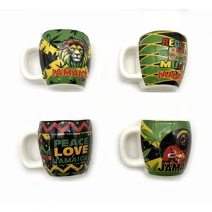 Cadeaux d'affaires Espagne Jamaïque Malte 2025 – Plaque de Majorque imprimée UV, aimant de réfrigérateur 3D demi-tasse, souvenirs d'intérieur en céramique Art Déco - Product Image 3