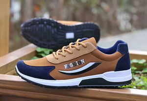 Sepatu Pria Laris Manis Tren Fashion Terbaru Sepatu Lari Pria Serbaguna Motif Huruf Santai Nyaman Sneakers Pria Lebih Murah - Product Image 6
