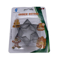 Chất Lượng Cao 3 Cái Cookie Cutter Shape Thép Không Gỉ Cookie Cắt Baking/Kim Loại Bánh Khuôn Pastry Donut Donut Cutter