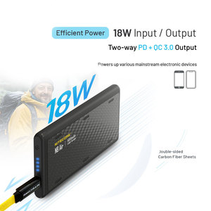 Batterie externe Li-Polymère ultra-mince NB-Air, étanche, pour l'extérieur, charge rapide, légère et portable - Product Image 4