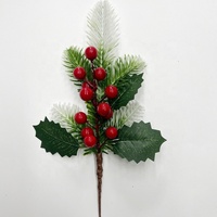 Branches de sapin artificielles en aluminium pour décorations de jardin, brindilles de canneberge artificielle scintillantes pour lacs et jardins, branches d'arbre LED éternelles