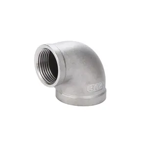 304 Stainless Steel Reducing Elbow Finishing 90 Degree Internal Thread Elbow Reducing Elbow