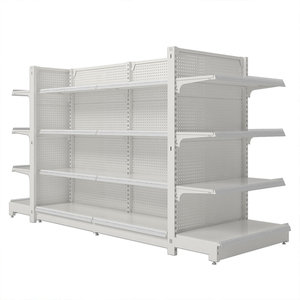 Estantería de acero para tiendas minoristas, góndola de supermercado, expositor de panel perforado, estantería de servicio para minimercados - Product Image 2