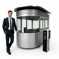 Poste de Garde Conteneurisé Certifié CE, Résistant au Vent, Imperméable et Durable, Cabine de Sécurité