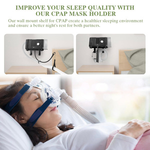 Giá treo tường CPAP-Góc có thể điều chỉnh, giá đỡ ống & Móc cho ống/Mặt nạ [tránh vướng víu] - Product Image 2