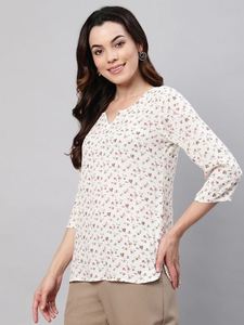เสื้อผ้าแฟชั่นสไตล์ตะวันตกสำหรับผู้หญิง สาวๆ  ชุดลำลองทันสมัย สีพื้น  ราคาส่งจากซัพพลายเออร์อินเดีย - Product Image 6