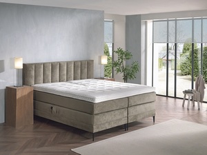 Lit électrique avec sommier intégré 2026, table de chevet et ottoman, solution complète <span class=keywords><strong>pour</strong></span> chambre à coucher avec tissu coordonné, directement de l'usine OEM - Product Image 3