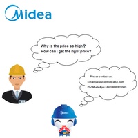Midea Energy Save Air Cooler 220-240v 1ph réversible climatisation fancoil midea