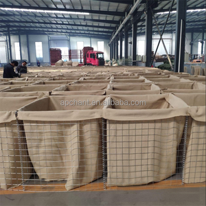 Alta resistência à tração Geotêxtil Verde Zinc-Coated Defensive Sand <span class=keywords><strong>Barrier</strong></span> proteção contra inundações barreiras/malha soldada barreira bastião - Product Image 5