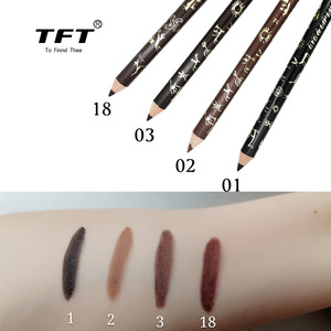 Delineador de cejas suave, resistente al agua, 4 colores, venta al por mayor, OEM - Product Image 4