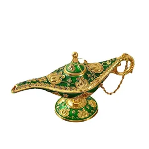 Traditional Souvenirs European Ornaments Classic Style Crafts Living Room Decorative Vintage Lamp Aladdin Magic Lamp