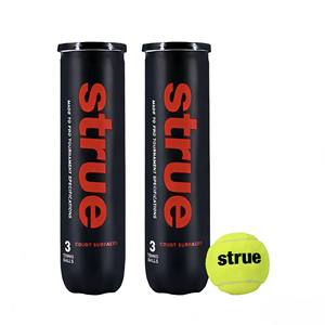 4 <span class=keywords><strong>balles</strong></span> <span class=keywords><strong>de</strong></span> <span class=keywords><strong>tennis</strong></span> professionnelles - Caoutchouc durable, diamètre 66,5 mm, design portable pour l'entraînement des joueurs avancés, utilisation sportive - Product Image 3