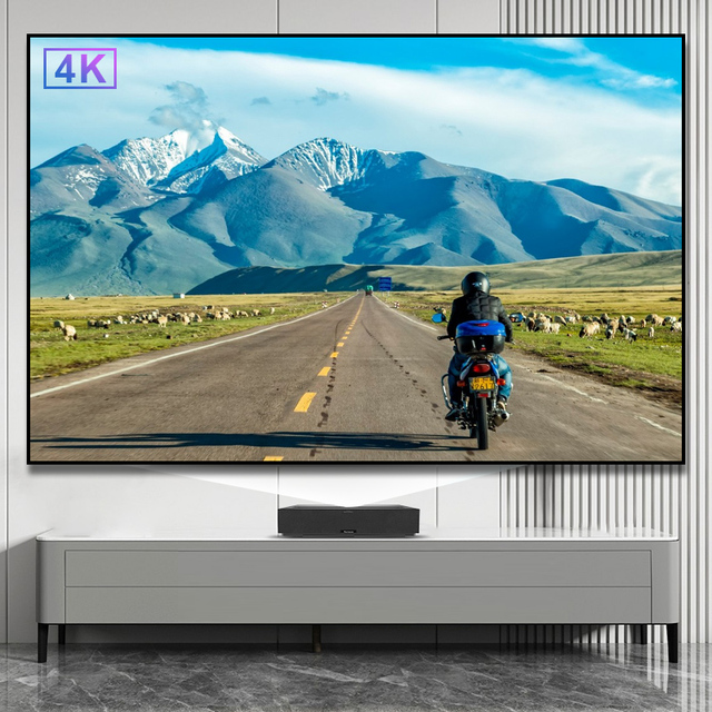 XY Screen Pet Crystal ALR Screen for Ultra Short Throw 100 Inch 16:9 Projectors HD 4K 1080p Home Theater Solutions