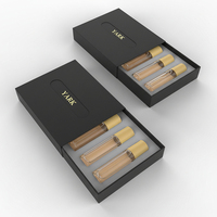 Boîte de parfum vide personnalisée haut de gamme créative, boîte d'emballage de parfum en carton avec estampage à chaud