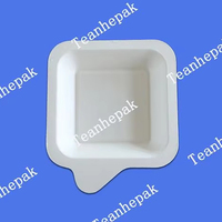 Assiettes jetables 100 % biodégradables et compostables, plateaux alimentaires ronds écologiques, pack de vaisselle à motif végétal pour dîner