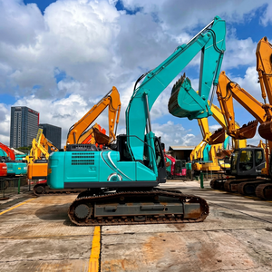 Excavadora Kobelco SK200 de 20 toneladas con cazo de excavación de 1m³ de capacidad, excavadora de cadenas Kobelco SK200 usada - Product Image 1