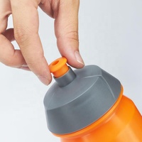 Botella de agua para ciclismo sin BPA BPS tipo exprimidor para bicicleta de montaña deporte presionando Método de flujo de agua