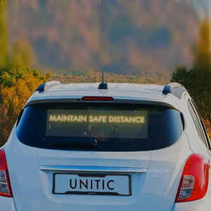 एचडी फुल रंग p2.6 टैक्सी पारदर्शी नेतृत्व वाली कार रियर विंडो डिजिटल डिस्प्ले विज्ञापन के लिए साइन स्क्रीन - Product Image 6