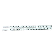 Marcadores de cable con clip codificado DEEM, etiquetas de número de cable, números 0-9, marcador de cable de tubo para marcar