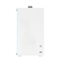 Estuche S5 para el lado del vidrio, transparente, para computadora de escritorio, portátil, con ventilación, refrigeración, pequeño estuche pequeño