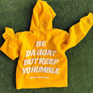 Sudadera con capucha Unisex de alta calidad con estampado 3D Puff Jogger, ropa informal deportiva esencial, Algodón puro, cuello redondo, verano personalizable - Product Image 3