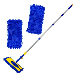 Vadrouille plate en chenille à double usage avec poignée de nettoyage Nettoyage humide/sec des sols Lavage à la main gratuit Vadrouilles <span class=keywords><strong>Produit</strong></span> absorbant - Product Image 1
