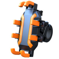Support de téléphone pour moto à 8 griffes antichoc, support de navigation stable pour vélo, clip de fixation pour scooter