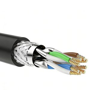 สายแพทช์อีเธอร์เน็ต D-sunty CAT7 SFTP ความเร็ว 10Gbps 600MHz 28AWG ทองแดงเปลือย RJ45 สายแลน รองรับมาตรฐาน RoHS สายเคเบิลเครือข่ายความเร็วสูง - Product Image 5