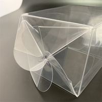 Boîtes de faveur de bonbons en plastique Transparent Boîtes en acétate de cube transparent Boîtes cadeaux transparentes pour animaux de compagnie pour l'emballage de cadeau de fête de mariage