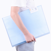 Pochette de classement A4 pour documents, 10, 30, 40, 60, 80, 100 pochettes transparentes en plastique PP, imperméables, couleurs personnalisées, logo pour le bureau et l'école