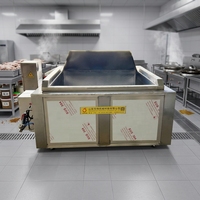 Cuiseur vapeur à fond alvéolé inclinable avec décharge automatique pour la marinade industrielle de têtes de porc, de poulets entiers, de poulets désossés et de canards