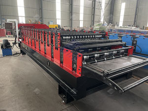 Machine de formage de rouleaux de tuiles émaillées automatisée, construction en acier, tôle de toiture PPGI, niveau de sécurité élevé - Product Image 1