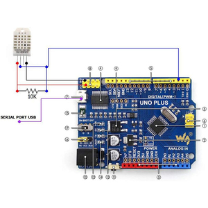 DHT22/AM2302 modul Sensor temperatur dan kelembapan Digital, Sensor pengganti SHT11 <span class=keywords><strong>SHT15</strong></span> UNTUK <span class=keywords><strong>Arduino</strong></span> - Product Image 6