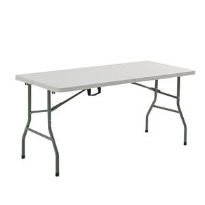 Demi-table pliante portable <span class=keywords><strong>de</strong></span> haute qualité 4FT/5FT/6FT/8FT pour les fêtes et les événements <span class=keywords><strong>d</strong></span>'arrière-cour Produits divers ménagers - Product Image 1