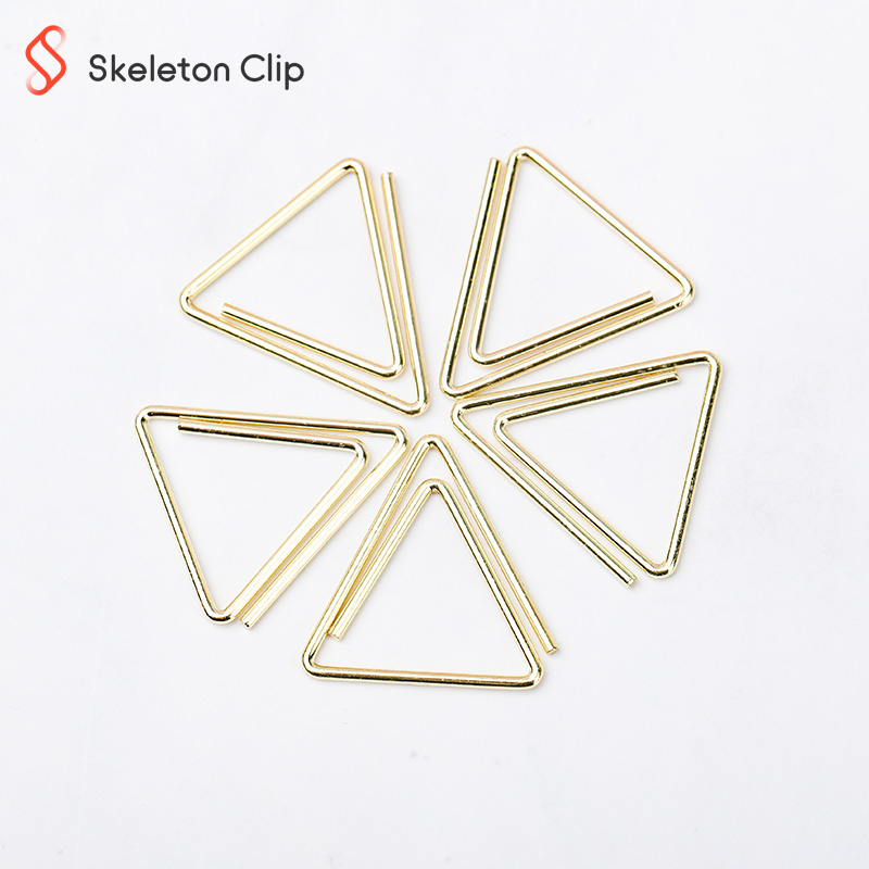 Персонализированный треугольный зажим для бумаги, металлический зажим для бумаги в виде бульдога