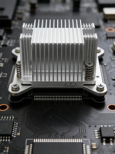 Dissipateur thermique pour serveur 2258V7 2U, refroidisseur haute performance en cuivre et aluminium extrudé avec roulement en alliage pour processeurs de centre de données - Product Image 5