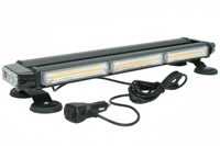 Nueva Barra de Luces LED COB para Techo, Verde, 20 Pulgadas, Doble Cara, de Emergencia, con Base Magnética para Camiones y Automóviles, de Aluminio