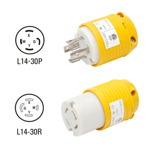 USA cấp công nghiệp cắm điện L14-30P nam 30 amp 125V 4-Dây nối đất NEMA khóa kết nối - Product Image 4