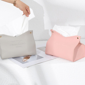 Boîte à mouchoirs Sunshine en cuir, organisateur de rangement polyvalent pour voiture et maison, jaune vert foncé, pratique, printemps 2024 - Product Image 4