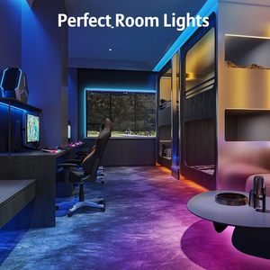 SMD3535 24V Remote Controlled RGB COB Smart LED Strip <b>Light</b> with CRI80 CE Certified - Product Image 3