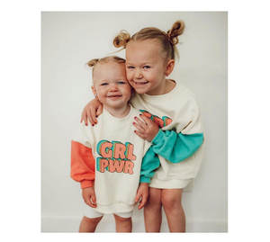 Sudadera con Estampado Otoño-Invierno 2021, Talla Grande, con Parches y Mangas en Contraste de Color, Mono para Bebé - Product Image 6