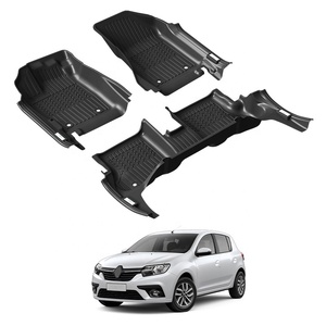 Alfombrillas para Vehículos de Material TPE, Alfombra Protectora para el Suelo, Accesorios Interiores para Automóviles TXR para <span class=keywords><strong>Renault</strong></span> <span class=keywords><strong>Sandero</strong></span> 2012-2017 - Product Image 2